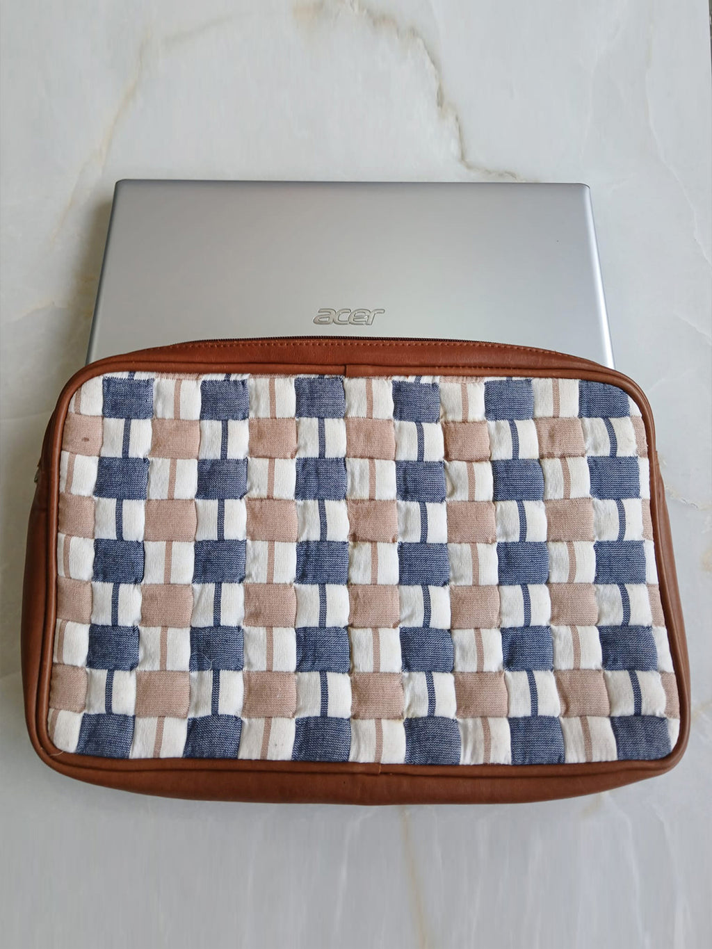 Laptop Bag - Handmade Sujni Fabric Laptop Bag