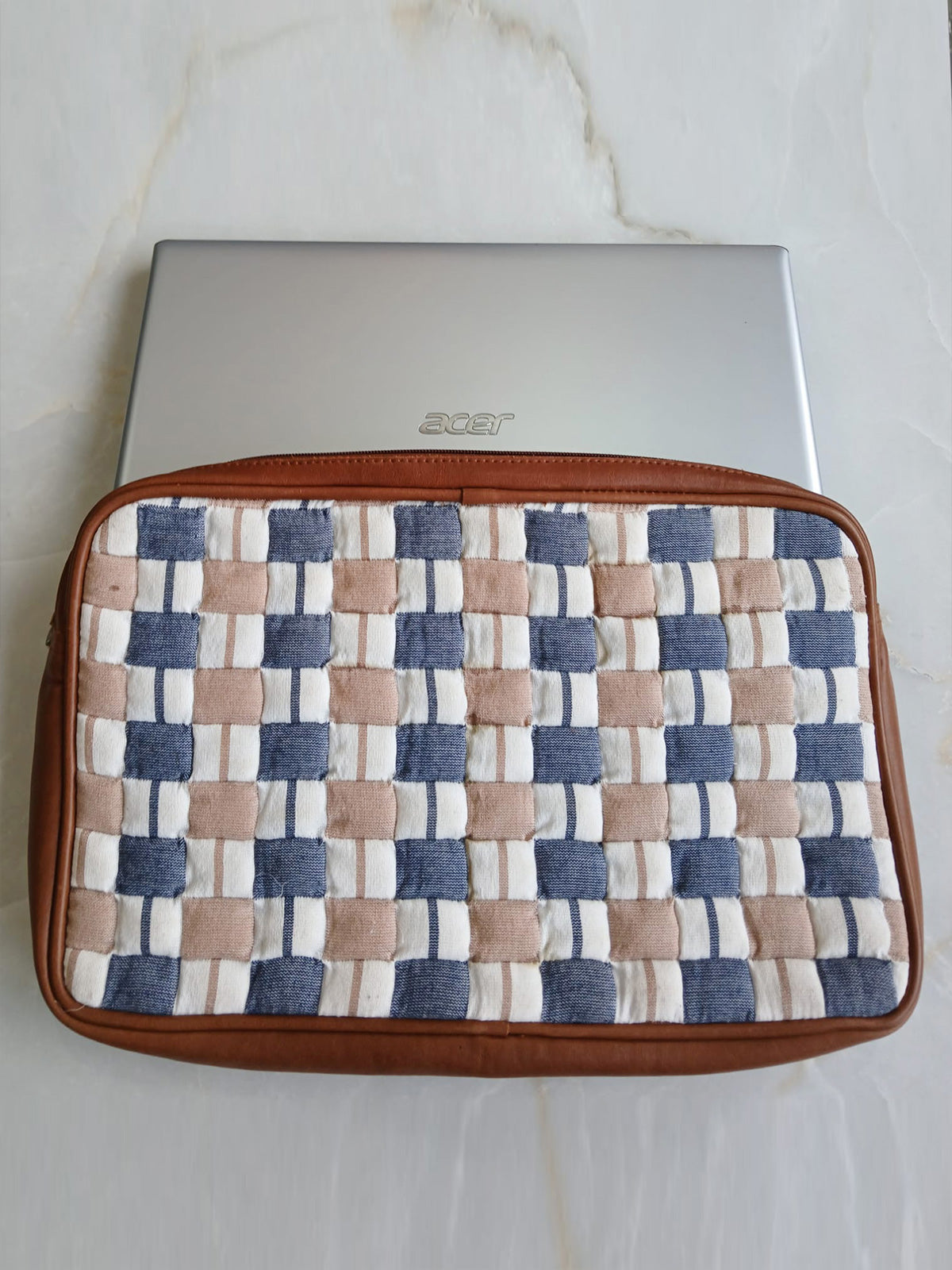 Laptop Bag - Handmade Sujni Fabric Laptop Bag