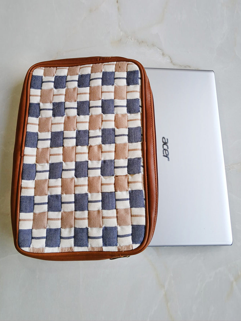 Laptop Bag - Handmade Sujni Fabric Laptop Bag