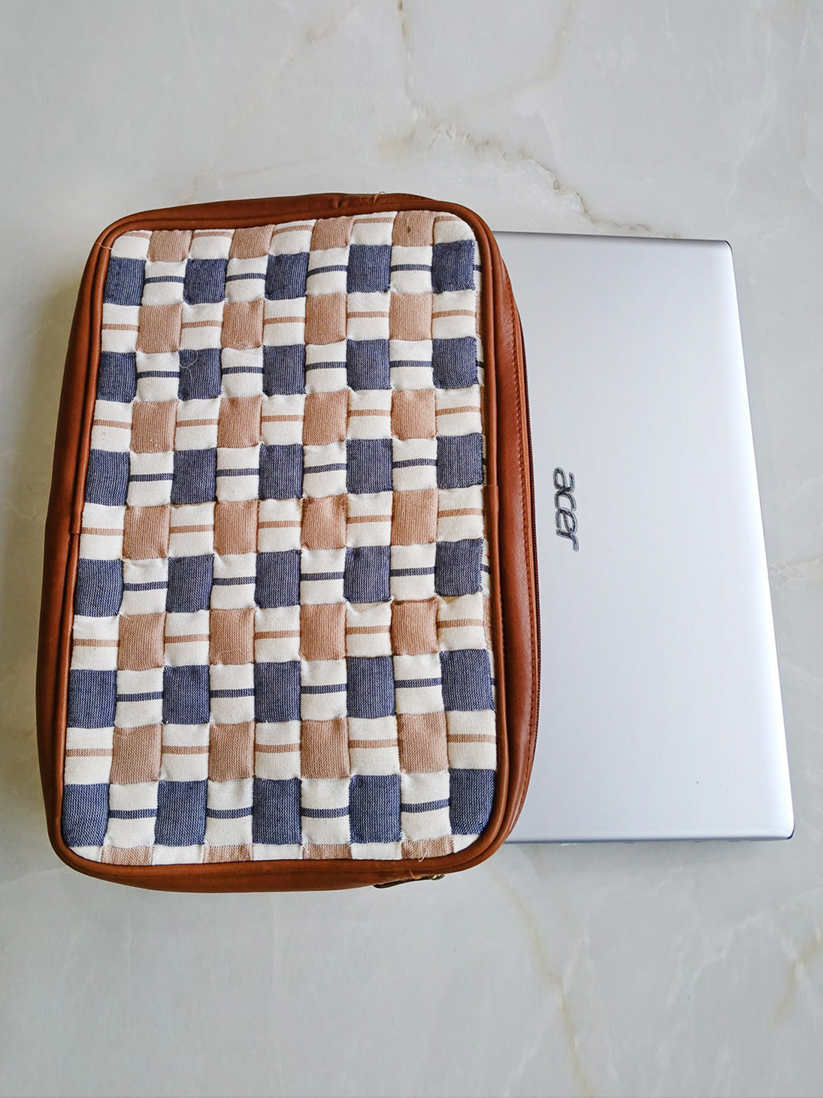 Laptop Bag - Handmade Sujni Fabric Laptop Bag