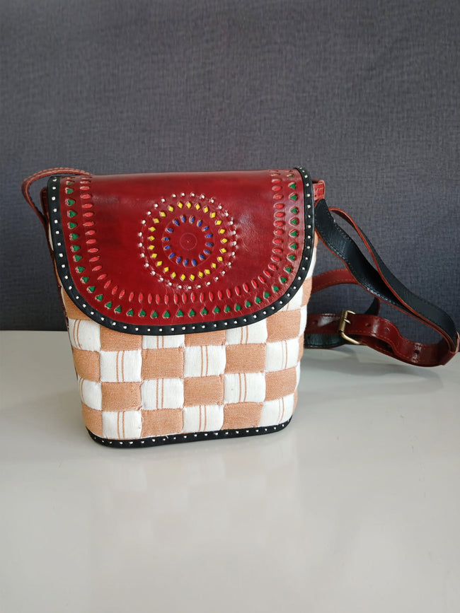 Crossbody Bag - A Sujni Fabric Bag Hover Image