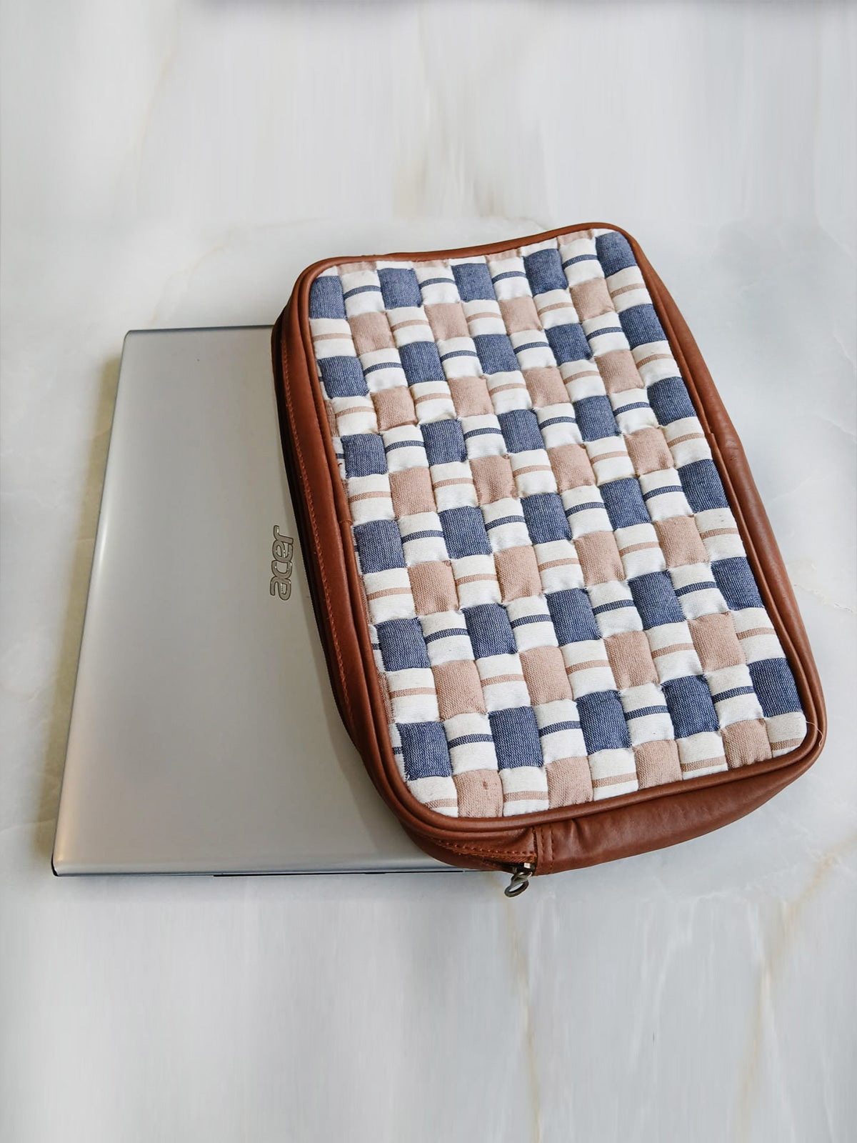 Laptop Bag - Handmade Sujni Fabric Laptop Bag
