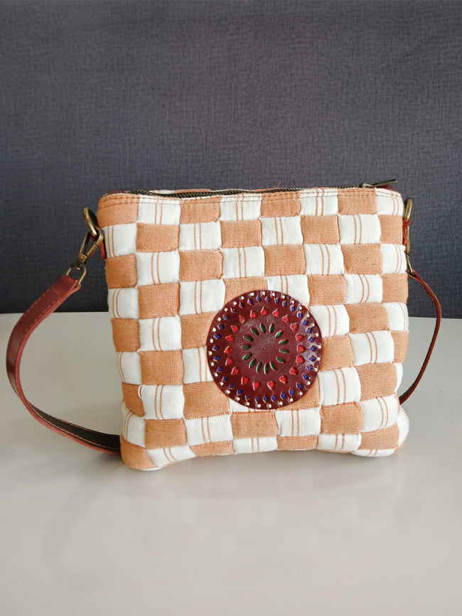 Crossbody Bag - A Sujni Fabric Handmade Bag Hover Image