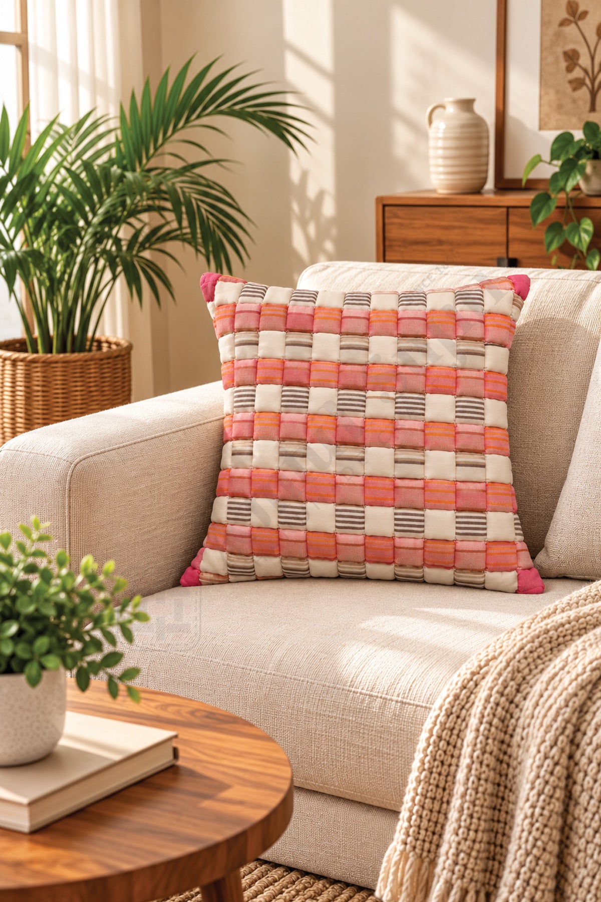Coral Heritage Sujni Quilt